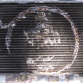 Radiator Damage Detail