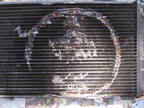Radiator Damage Detail